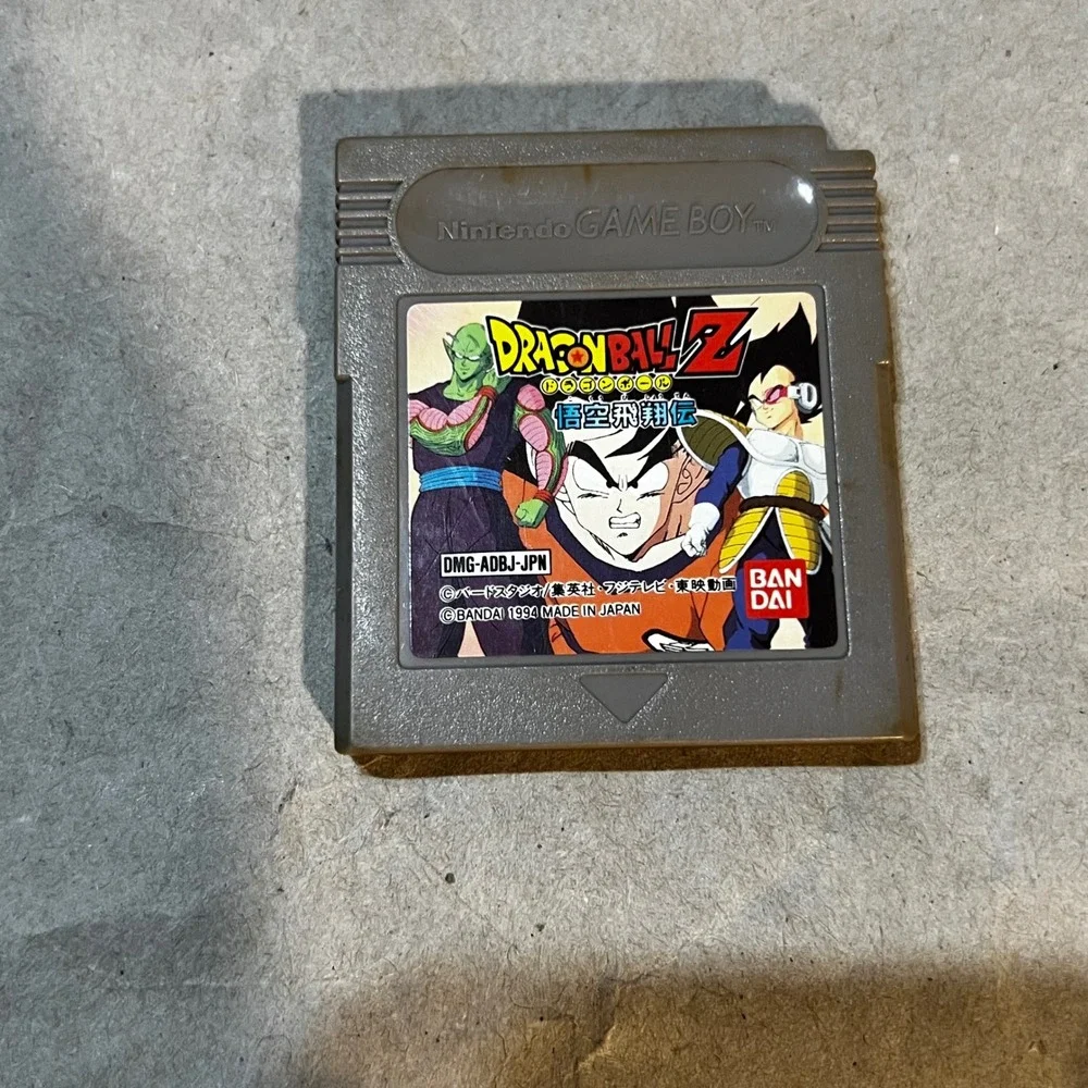Bandai Dragon Ball Z Goku Hishoden Game Boy Untested Gray Japan Import